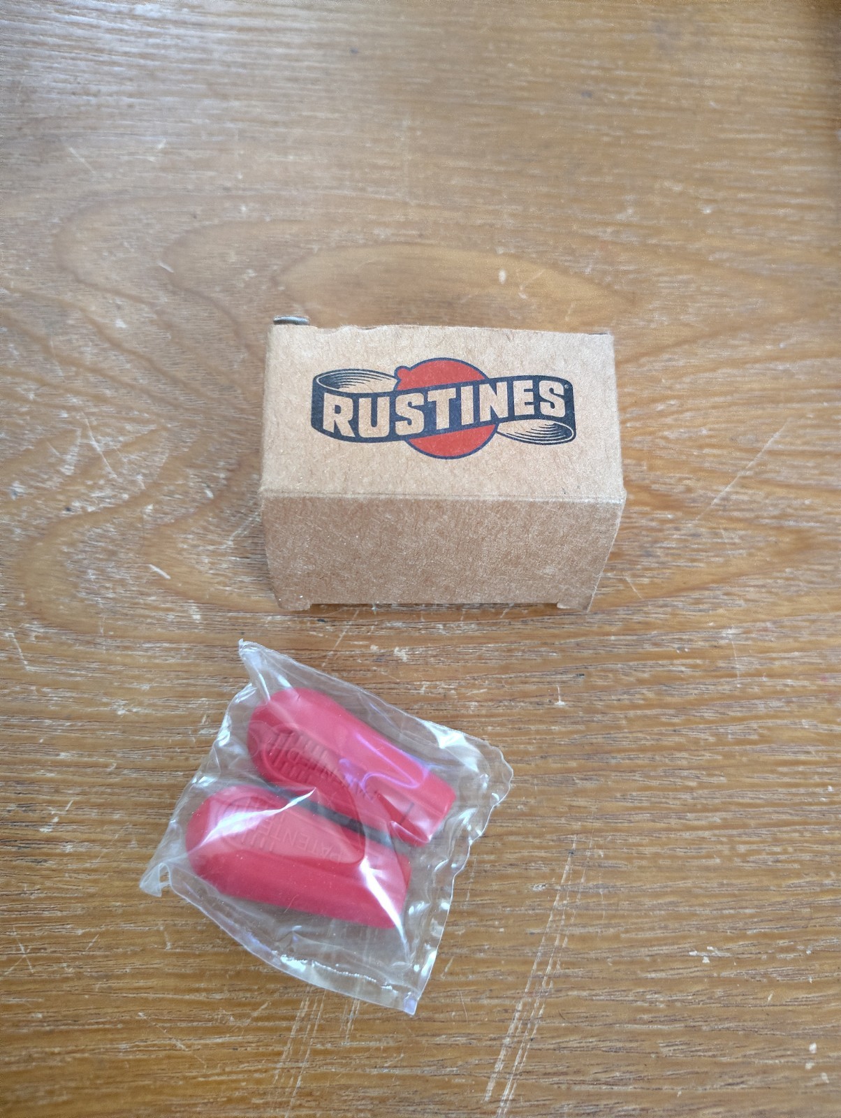 [8.39]Rustines down tube shifter lever hoods Rubber cover Set Red New In Box