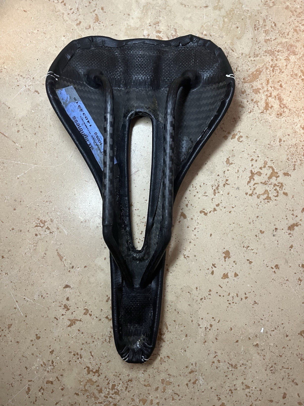 AX Lightness Carbon Fiber Lightweight Road Bike Saddle ~106g Discontinued