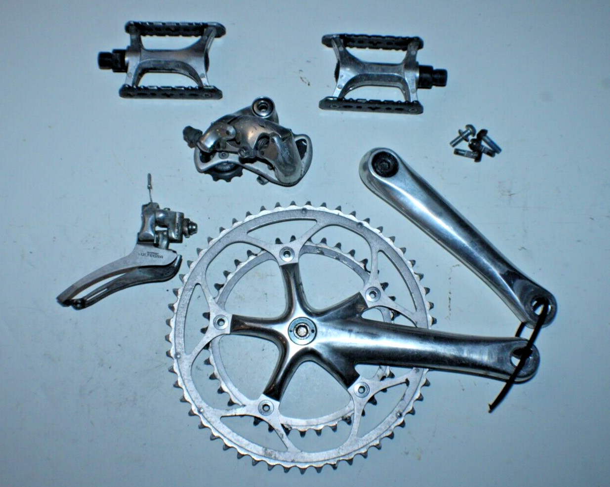 Ultegra Groupset Silver 170mm 39/53t FC-6500 Ceramic Bushings BrazeOn US Shipper