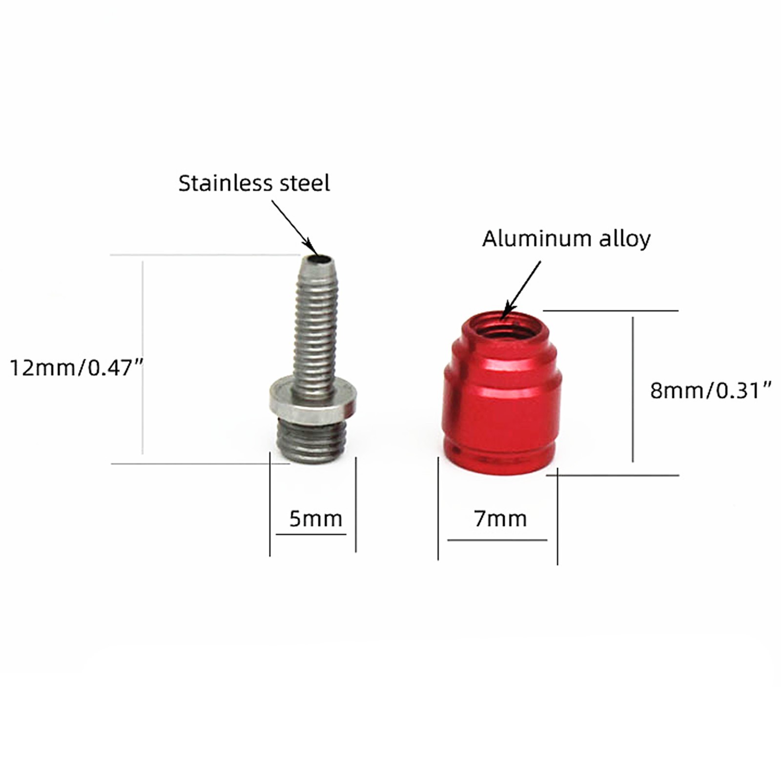 4/10PCS Bicycle Hydraulic Disc Brake Olive Head Set Fit for SRAM StealthamaJig