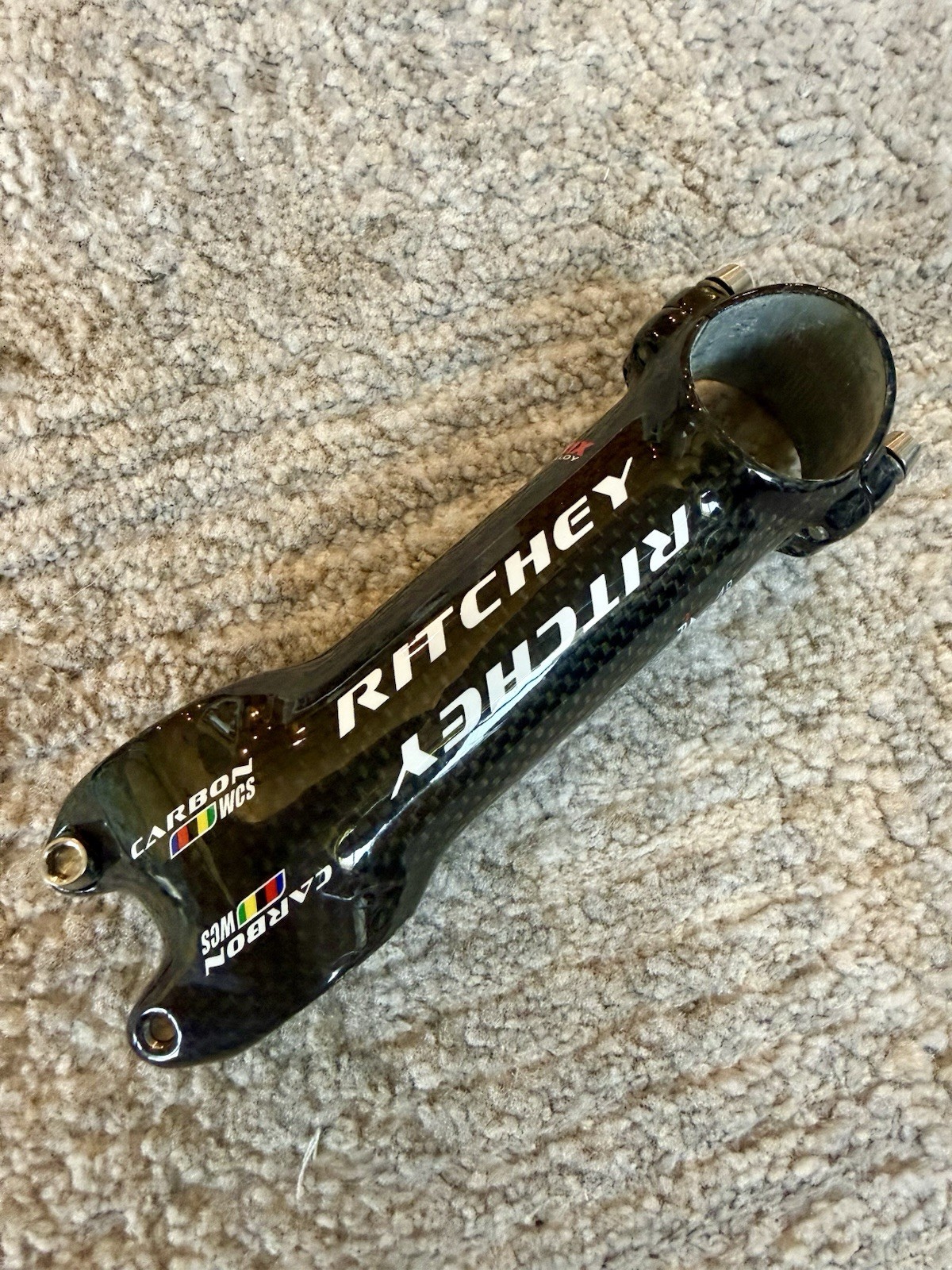Ritchey WCS Axis 4 Carbon Bicycle Stem, 110mm, 6° Rise/Drop, Threadless, 121g