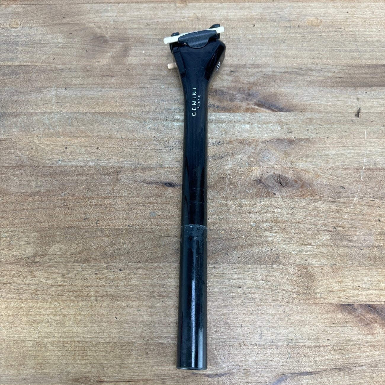 Light Use! Gemini Alsak SL UD Gloss Carbon 27.2mm x 350mm Zero Setback Seatpost