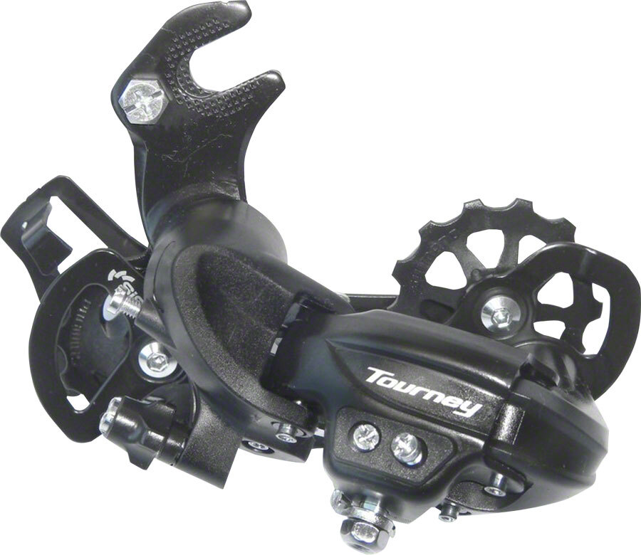 Shimano Tourney RD-TY300-SGS Rear Derailleur – 6,7 Speed, Long Cage, Black, Drop