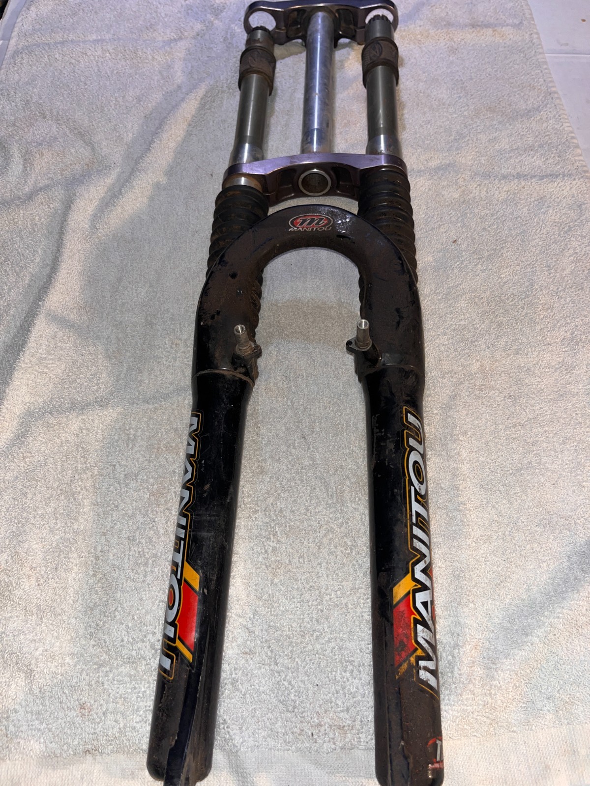 Vintage Manitou X-Vert R fork, rim or disc, 1 1/8″ steerer