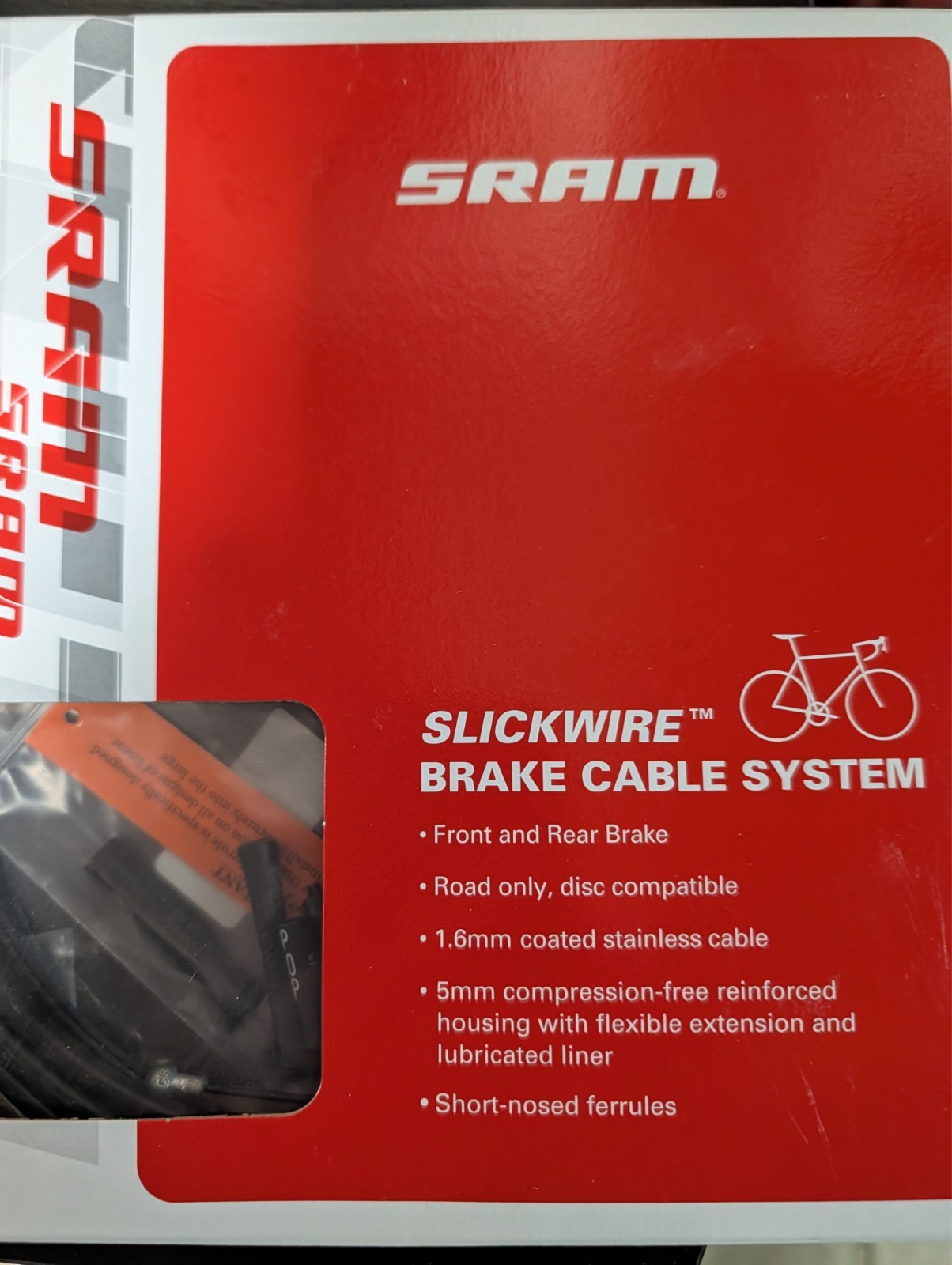 SRAM Slickwire Brake Cable System XL Road # 22783