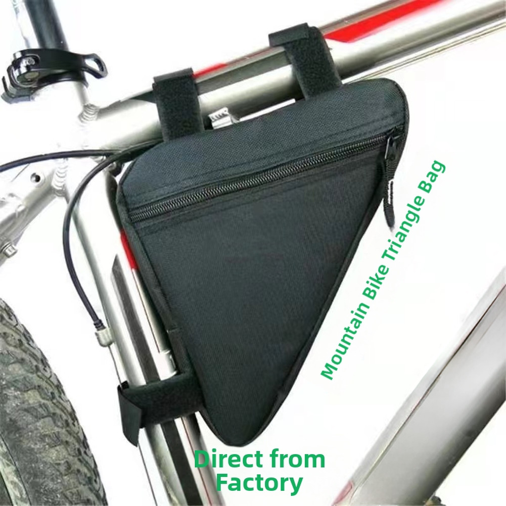 Oxford Waterproof Bike Bag Triangle Shape 20x20x27 cm for MTB Road Use