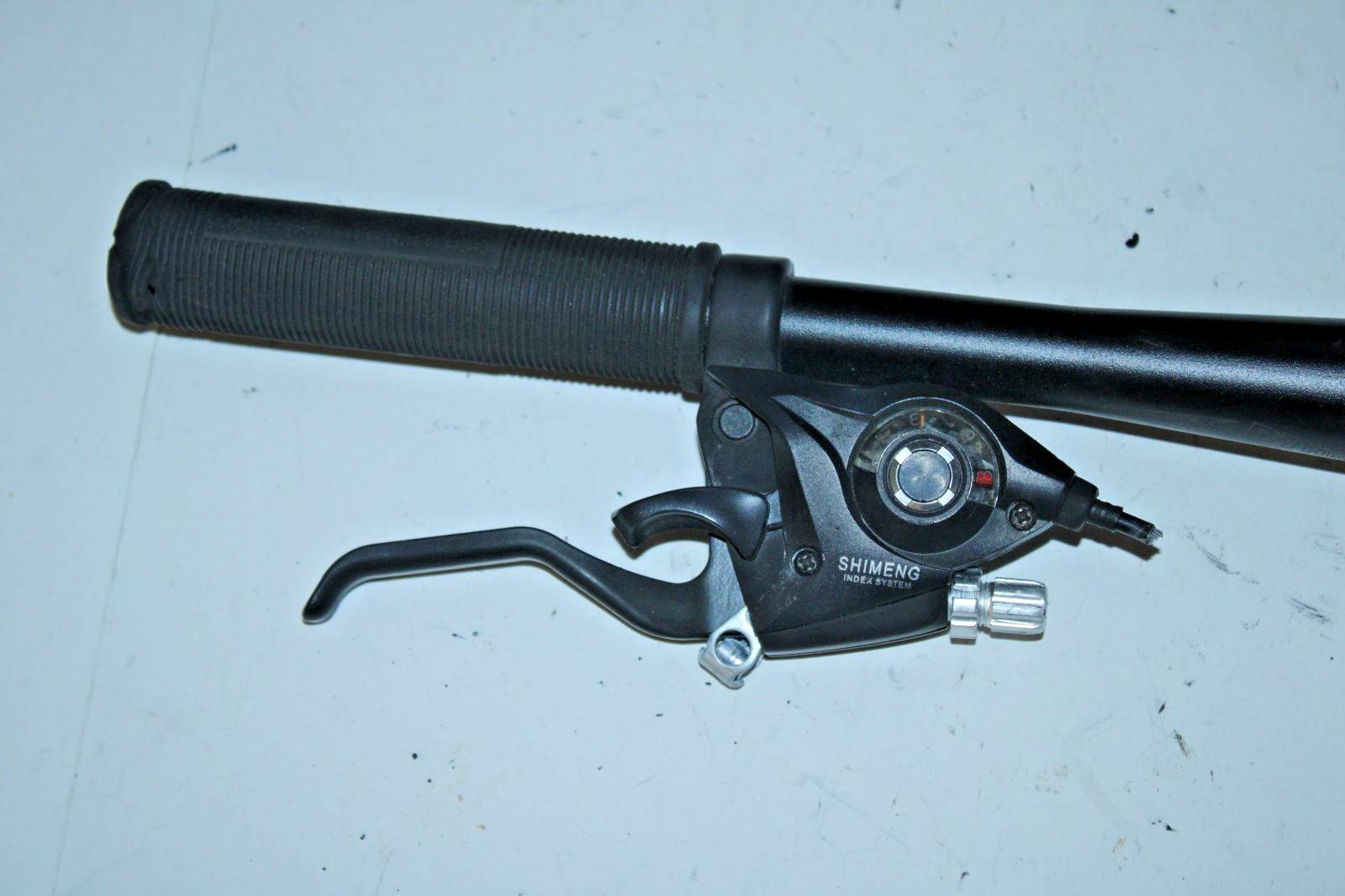 BT HMTB Flat Bar Handlebar 31.8mm 62cm Black Shimano 3x8S Shifter Brake Levers ~