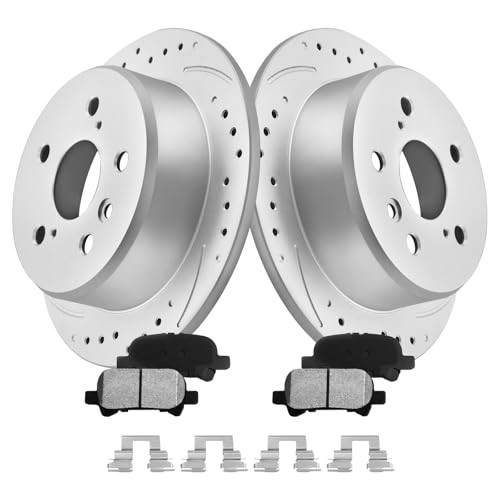Brake Rotors Kit for Camry 2000-2001 269.2mm – USA Built Models Only Rear