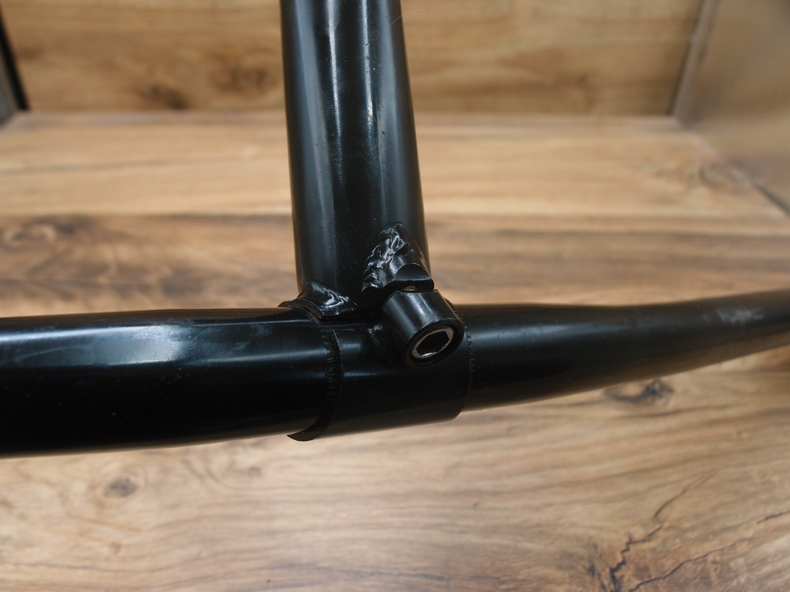 MTB steel CRMO flat handlebar A&I+ CRMO quill stem A&I 22.2 mm 1990’s