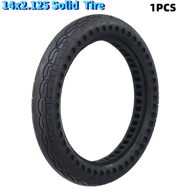 14 Inch 14×2.125 Puncture-proof Solid Tire for Electric Folding Bike Wheel Parts