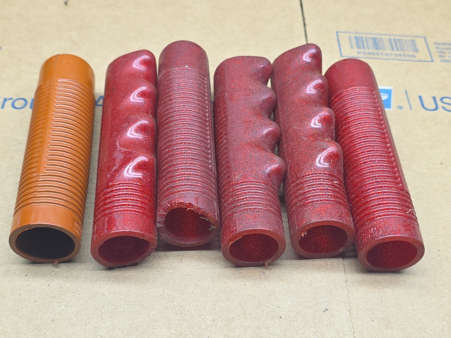 Vintage Glitter Bike Bicycle Handelbar Grips. Free Shipping.