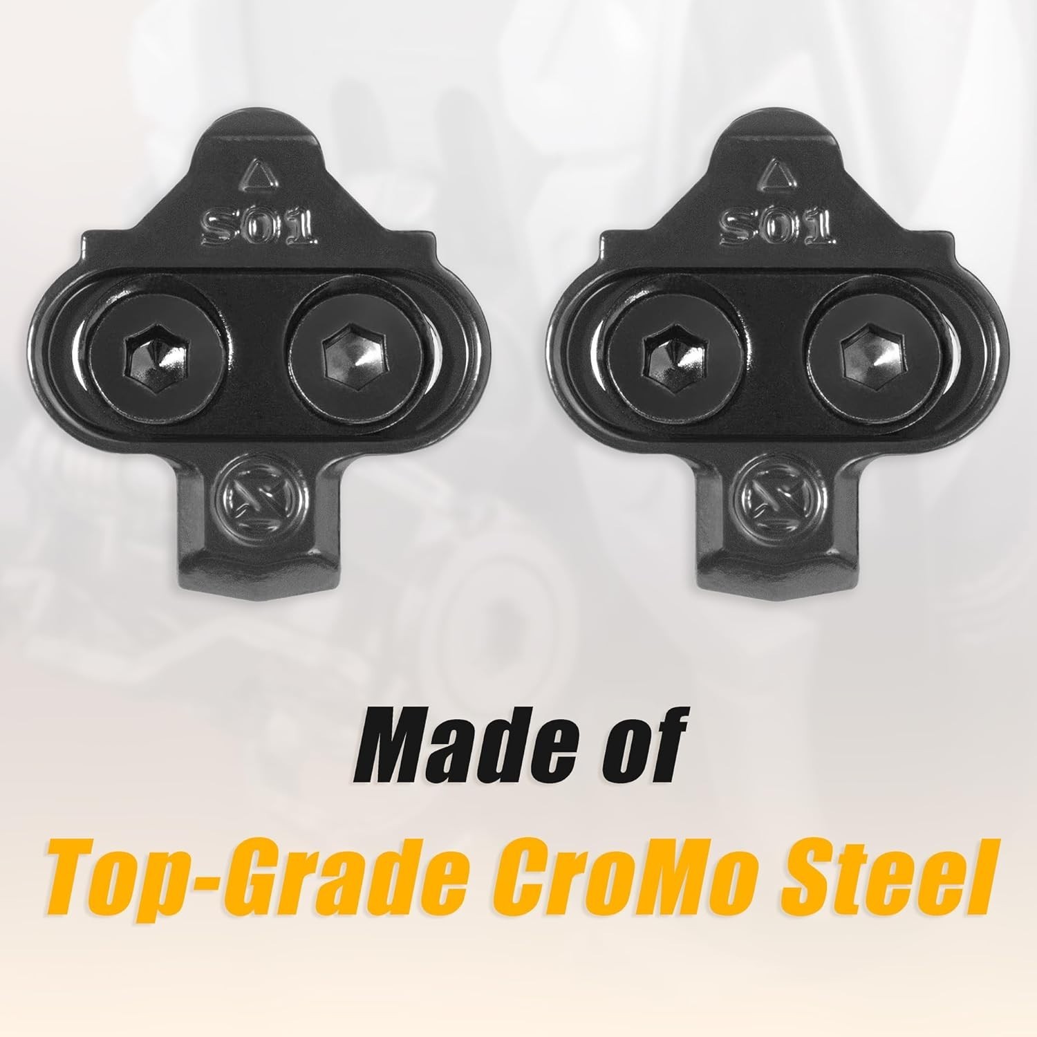 Bike Cleats Compatible w/Shimano MTB SPD Pedals SM-SH51 & SM-SH56 | Single & …