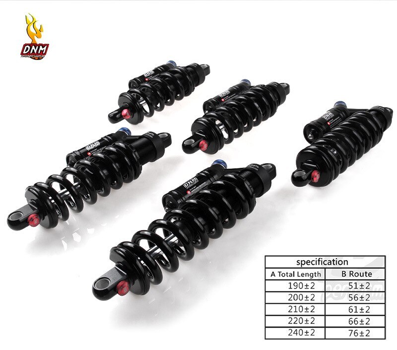 Mountain Bike Spring Shock Absorber Downhill DH Rear Shock 190-240mm 550lbs