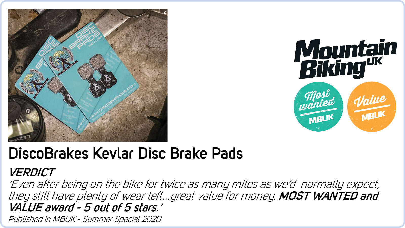 Discobrakes Avid Code R Disc Brake Pads Made With Kevlar CodeR Bike MTB DH XC