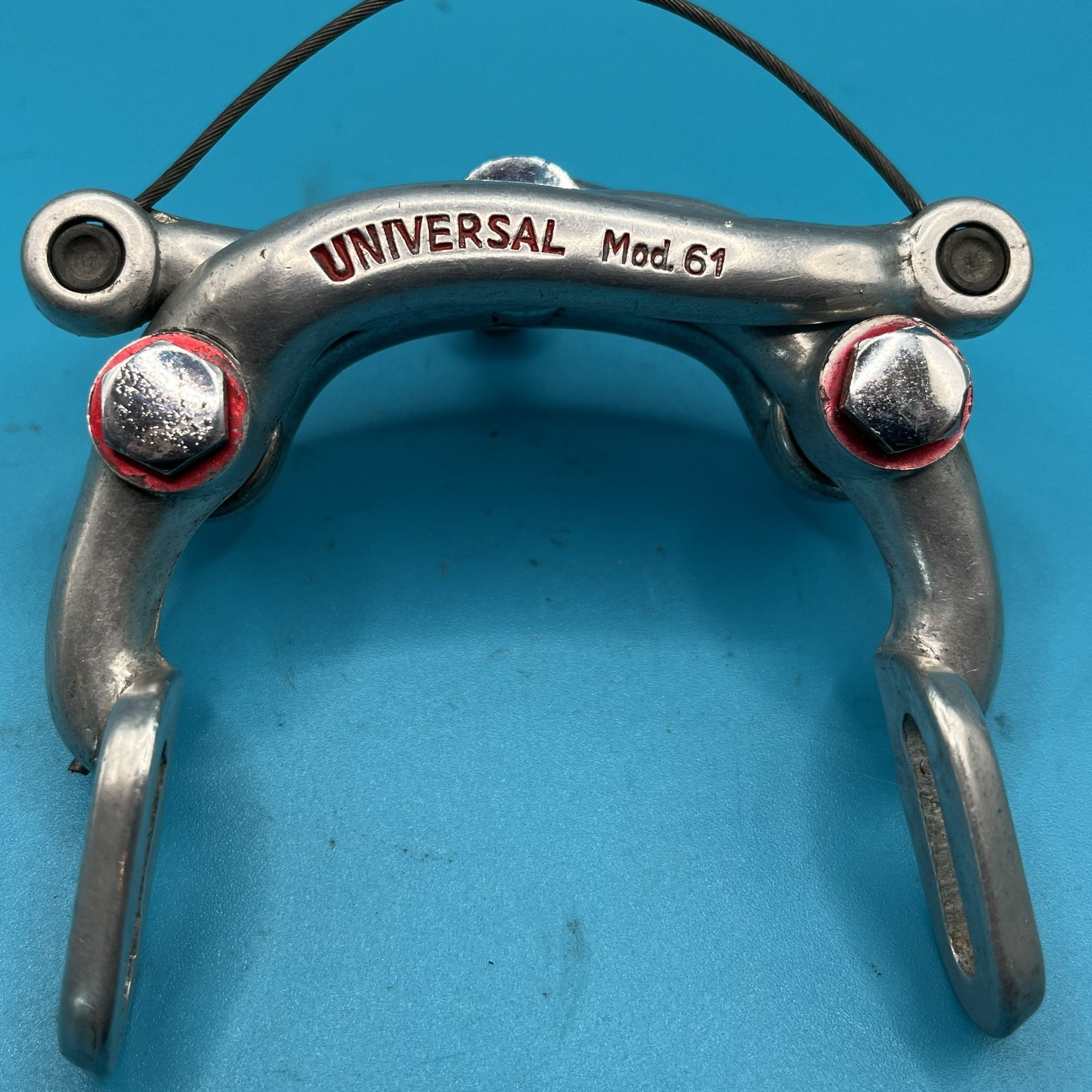 (8W) Vintage 60s – 70s Universal Model 61 centerpull brake calipers -F/R – Italy