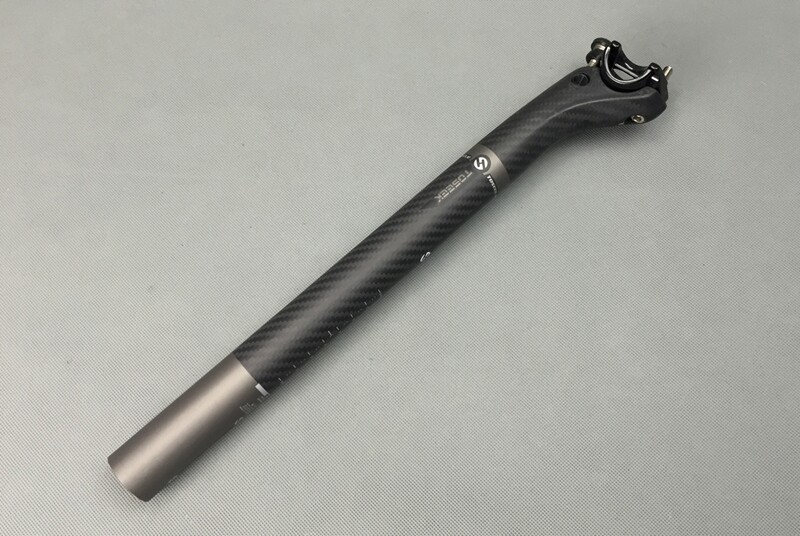 TOSEEK Carbon Fiber Seatpost Offset Mountain Road Bike Seatpost 27.2/30.8/31.6mm