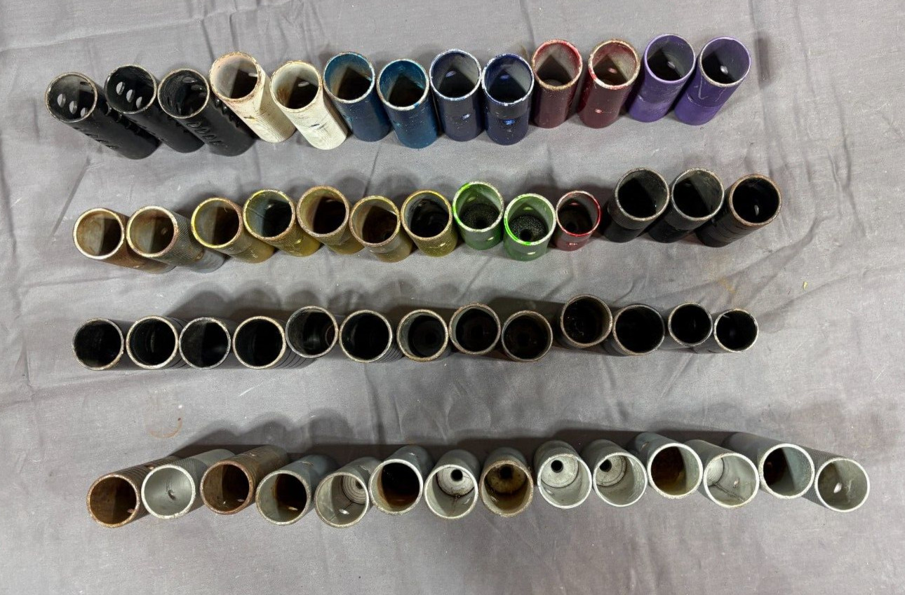 (53) Huge Mixed Lot Mid-School Freestyle Steel BMX Foot Pegs Fast Shipping