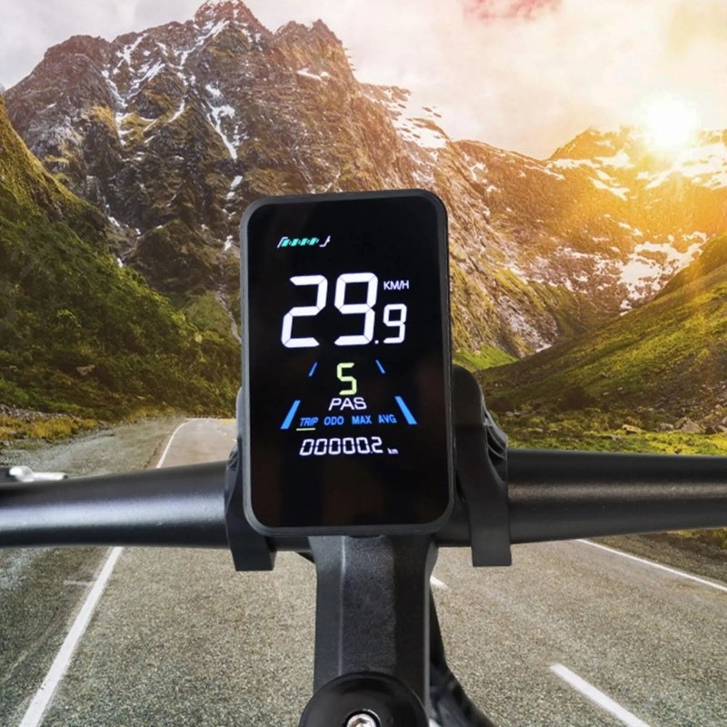Modern Electric Bike Display Conversion Modules Turn Signal Alerts Speed Warning