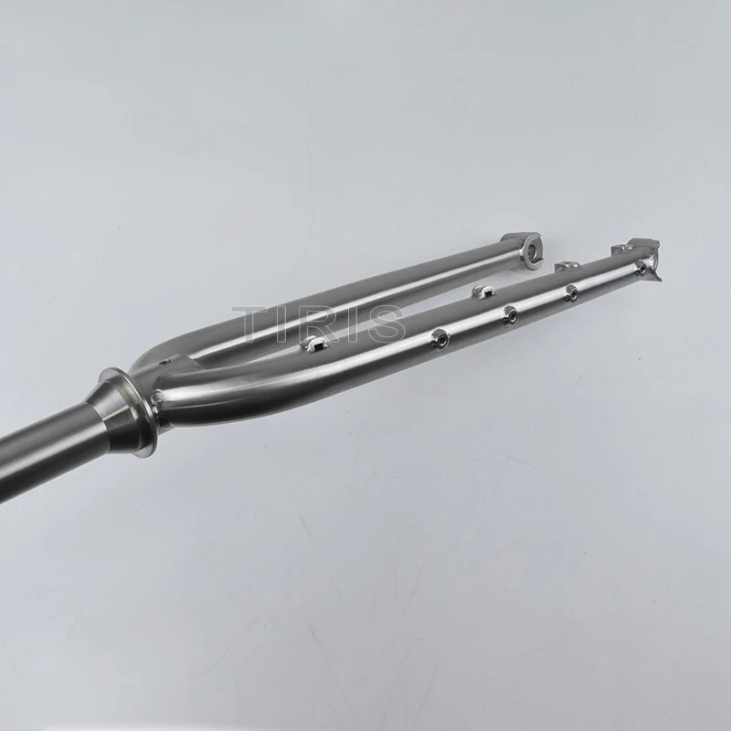 TIRIS QC3 Titanium Road Bike Front Fork For Gravel Bicycle 700C Cycling Parts