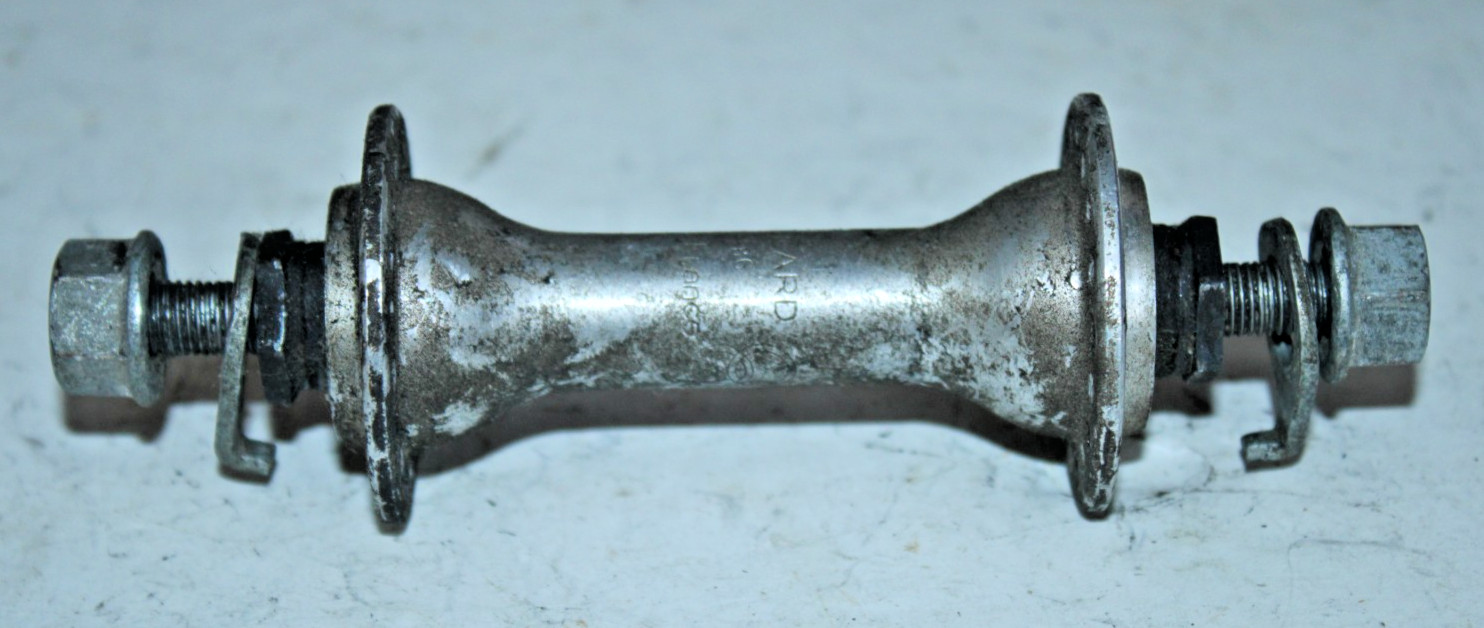 Vintage Maillard Front Road Bike Hub Silver 95mm 36H Bolt-On Cafe Commuter VTG ~
