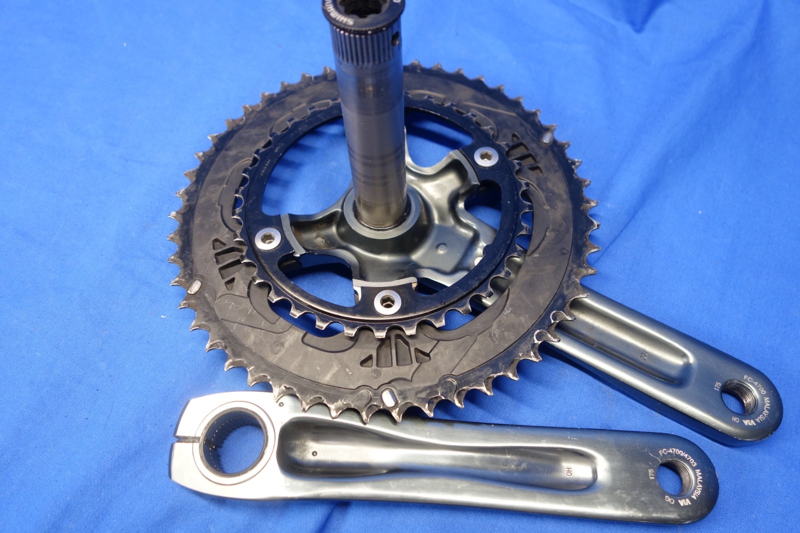 Shimano Tiagra FC-4700 2 x 10 Bike Crankset, 50/34t, 175mm Arm Length