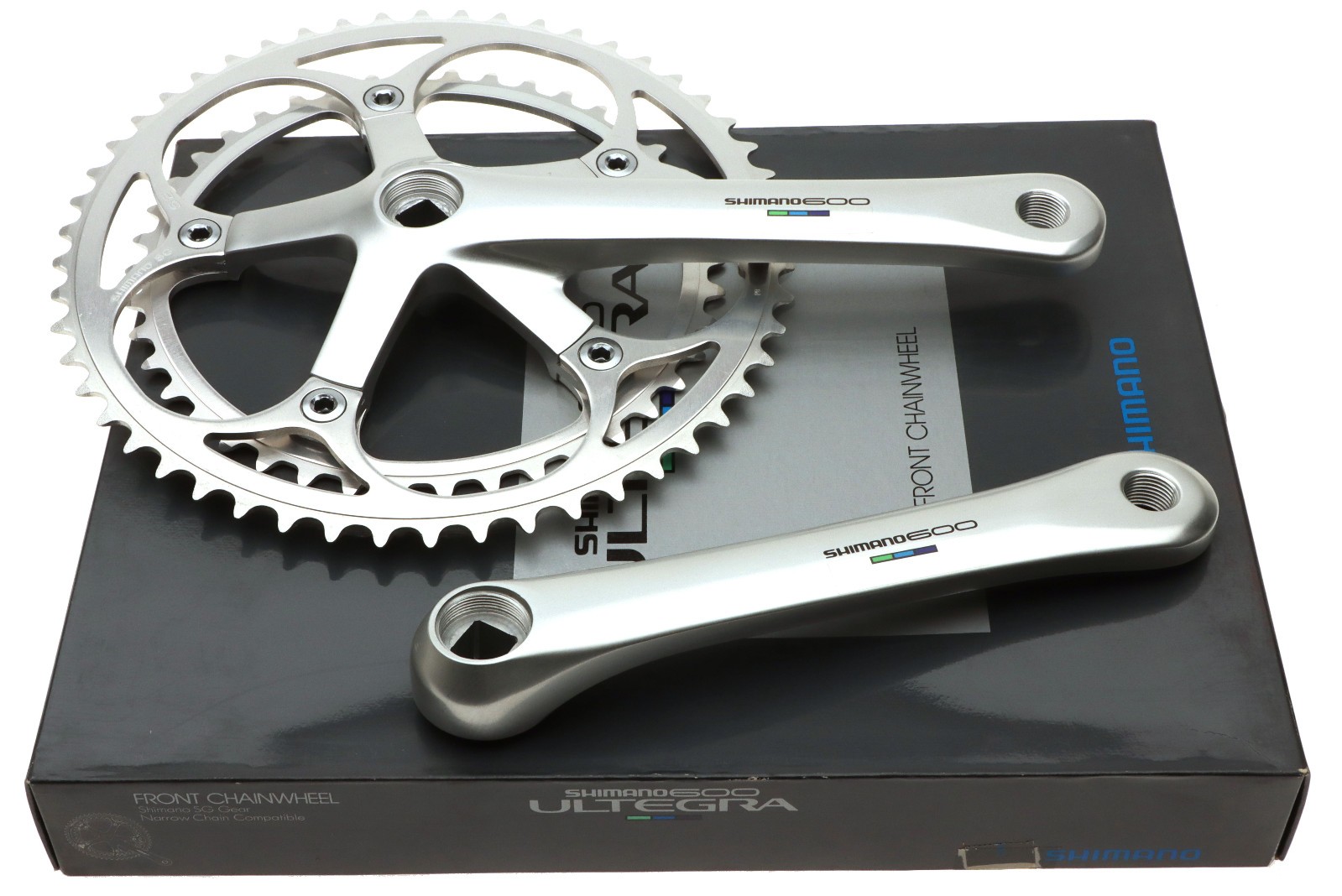 Shimano Ultegra 600 FC-6400 Crank 4253 172.5mm 8SPD Silver NEW NOS NIB Vintage