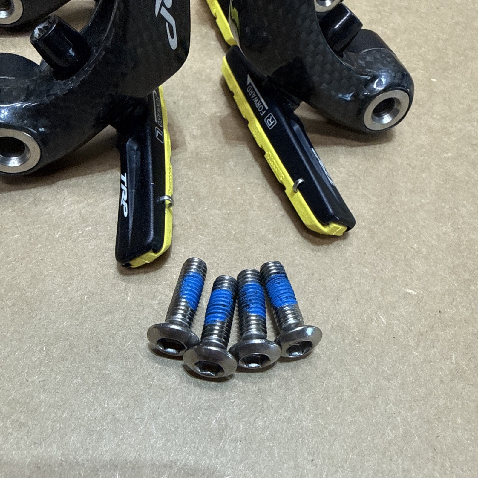 TRP Euro Cross Carbon Cantilever Cyclocross Bicycle Rim Brakeset Brakes wbd54