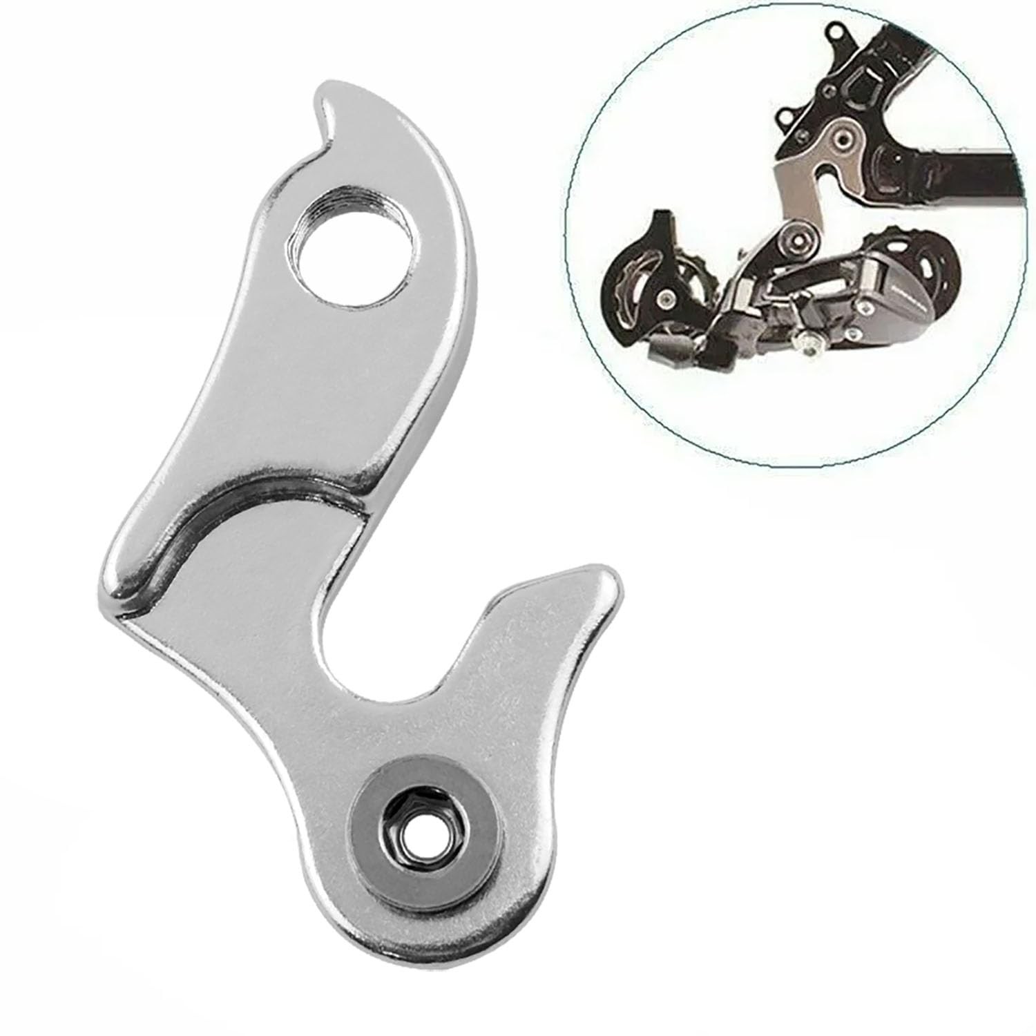 Aluminum Alloy Bicycle Gear Reducer Hanger Mount Bracket Adaptor Metal Part