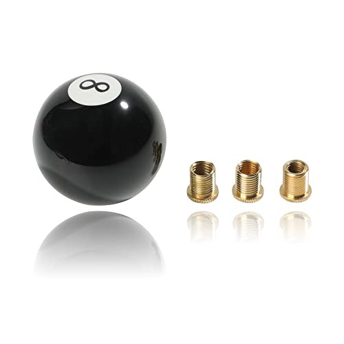 Shift Knob Manual Gear,Round Shift Knob Acrylic Gear,4 5 6 Speed Black8