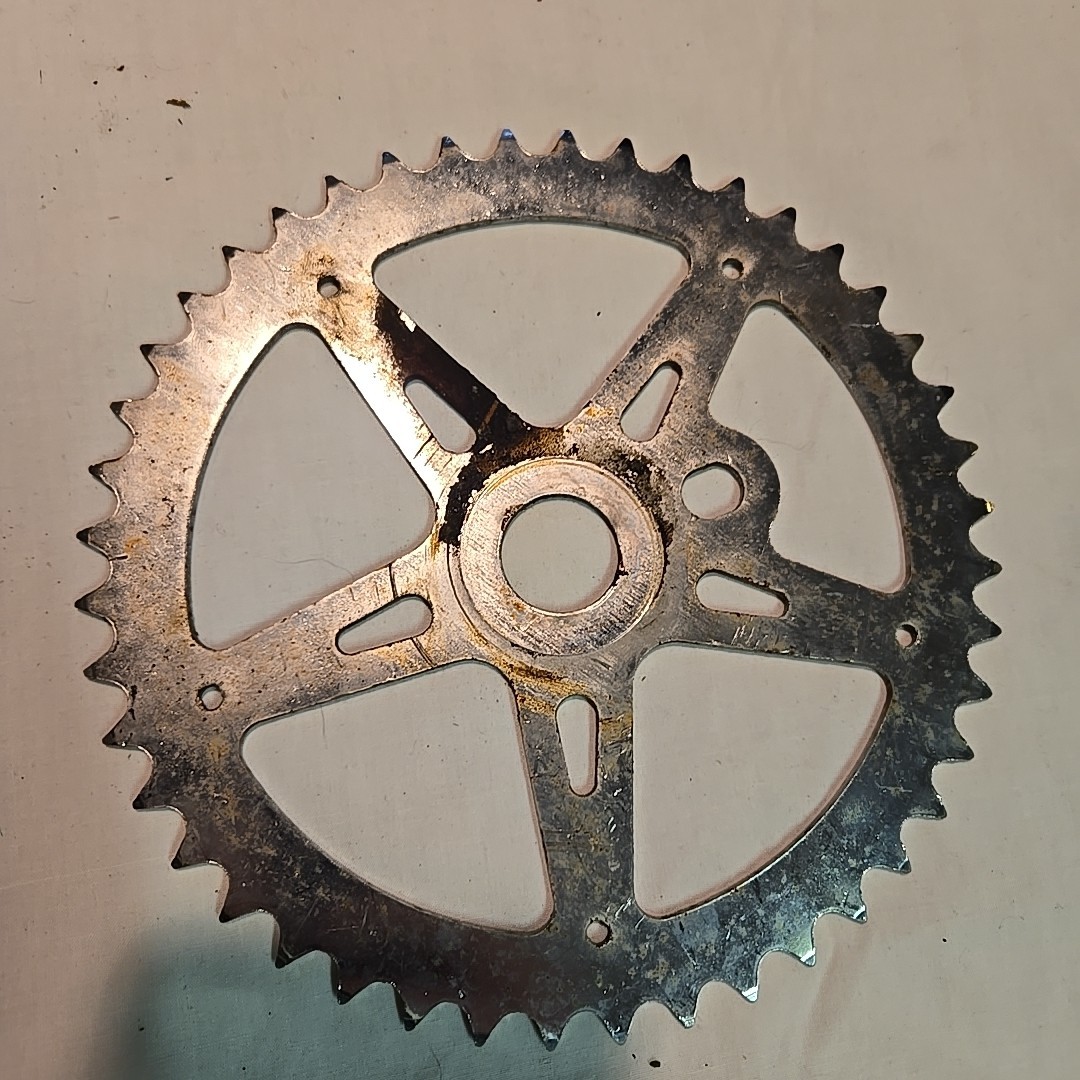 Vintage Bicycle Chainwheel Sprocket 44 Tooth Mag