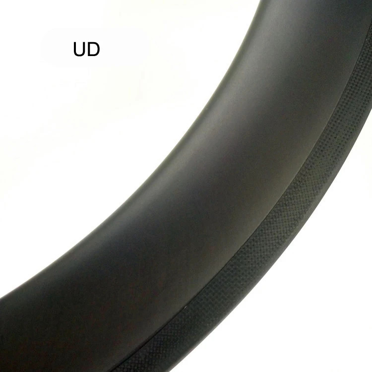 700C 25mm Wide 45/55mm Depth Asymmetric Carbon Road Bicycle Rim Disc Brake Ring