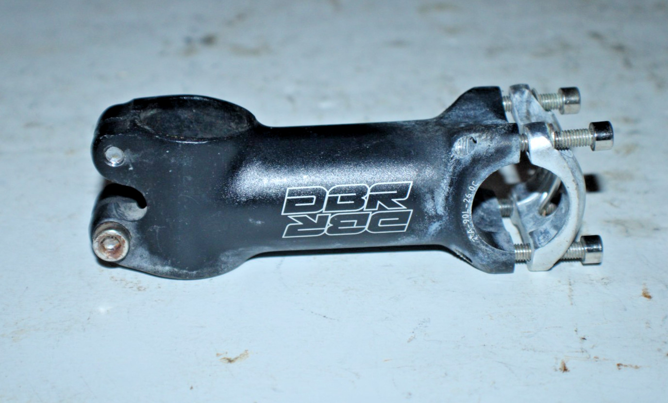 DBR 11/8″ Threadless Stem Black 85mm 7º Rise 25.4mm MTB Gravel Road USA Shipper!