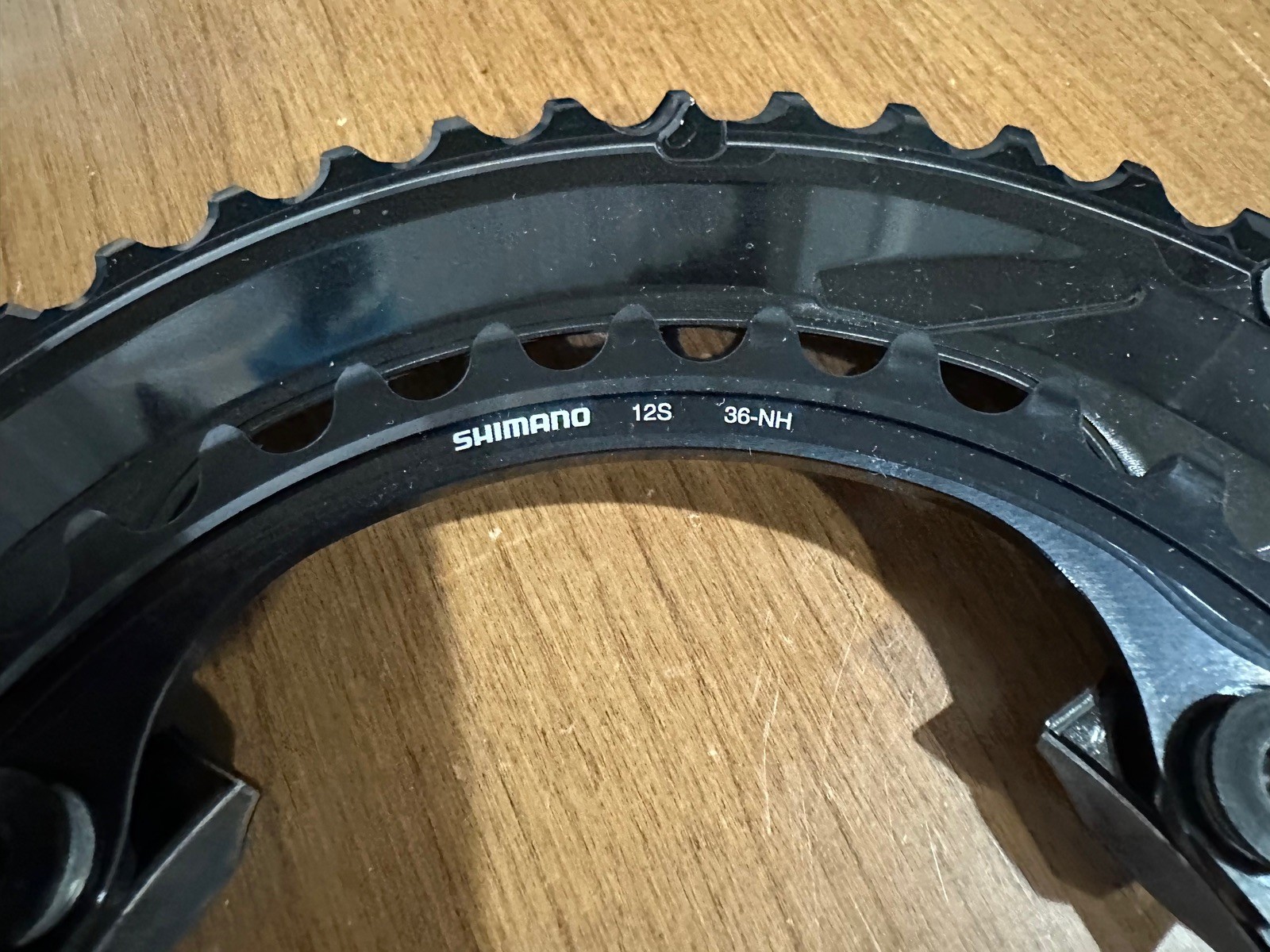 Shimano Dura-Ace FC-R9200 52t & 36t 52-36 NH Chainrings, 12-Speed 52/36 + Bolts