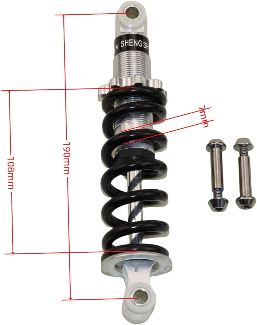 Durable 190mm Rear Shock Suspension Spring for Electric Bike & Minimoto