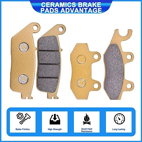 Motorcycle Front and Rear Brake Pads Set Replacement For TRIUMPH Bonneville