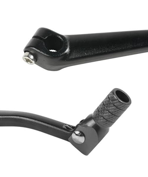 bylikeho Gear Shifter,CNC Aluminum 2″ Shift Lever,Car Accessories Folding Black