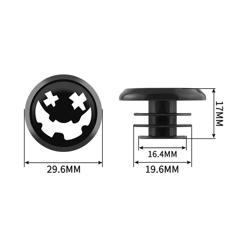 1 Pair Handlebar End Cap MTB Road Bicycle aluminum alloy Handle Grips End