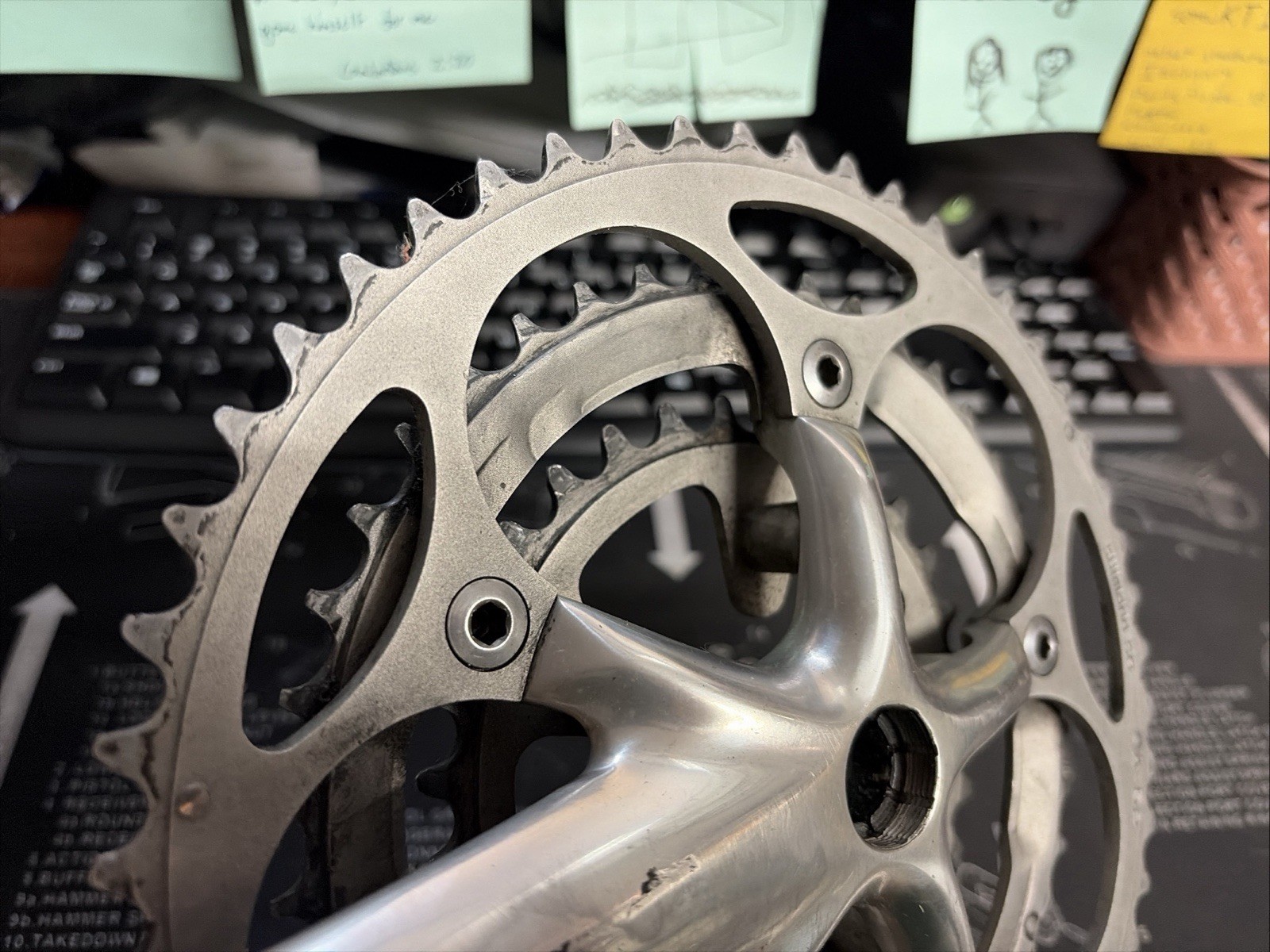 Shimano Ultegra FC-6500/6503 Crankset 175mm Crank Triple 52t/42t/30t Road Bike