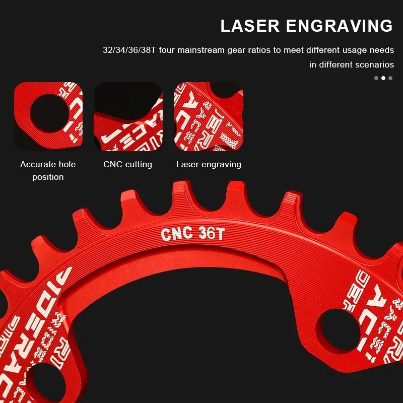 104BCD Narrow Wide Bike Chainring 32T 34T 36T 38T MTB Single Chainwheel – USA
