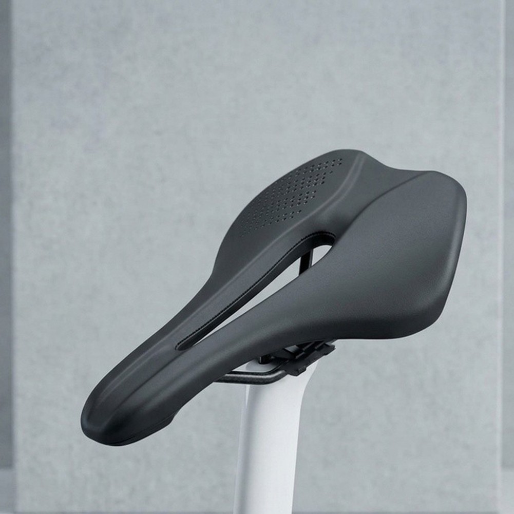 Road Bike Saddle PU Leather 255 mm 155 mm 50 mm with Anti Slip Texture