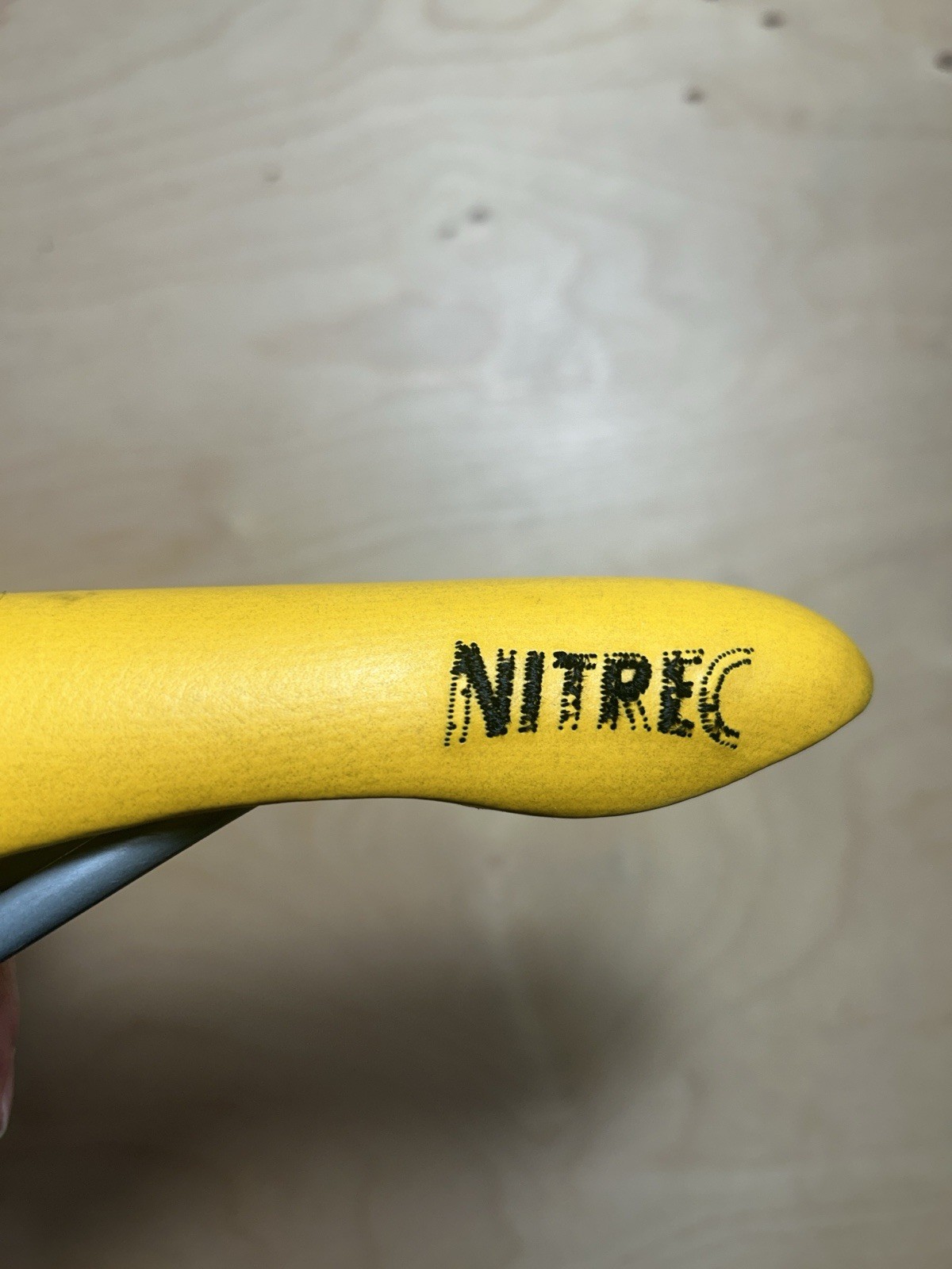 Gipiemme GPM Vintage Italian Saddle Yellow Leather Rails