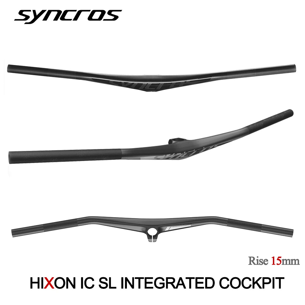 5° Rise 15mm Integrated Cockpit Carbon 40 50 60mmx740 760 780mm MTB Handlebar