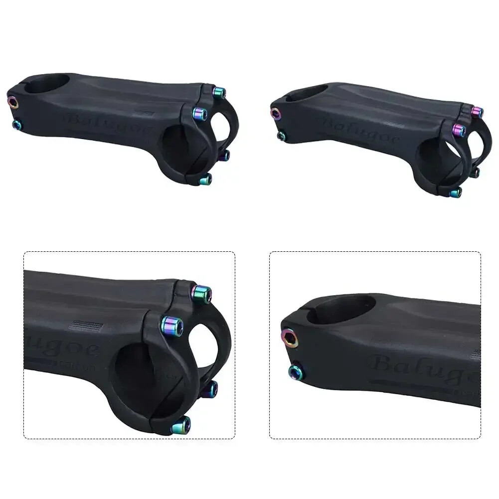 6/17° Carbon Fiber Stem for Road mtb Bike Stems 31.8*70/80/90/100/110/120/130mm