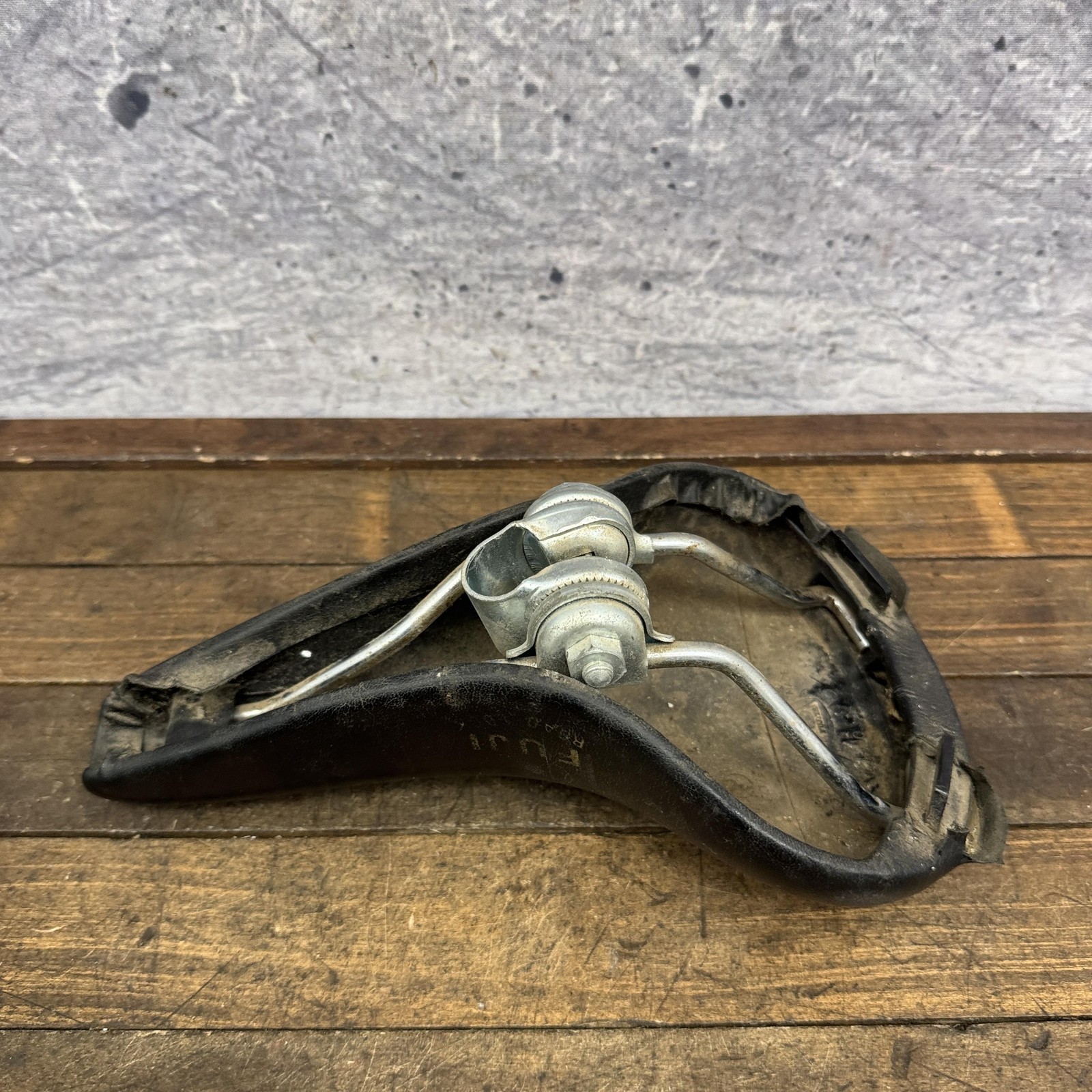 Vintage Fuji Road Look Bicycle Saddle Seat Black Road Racing Bike 70s 80s