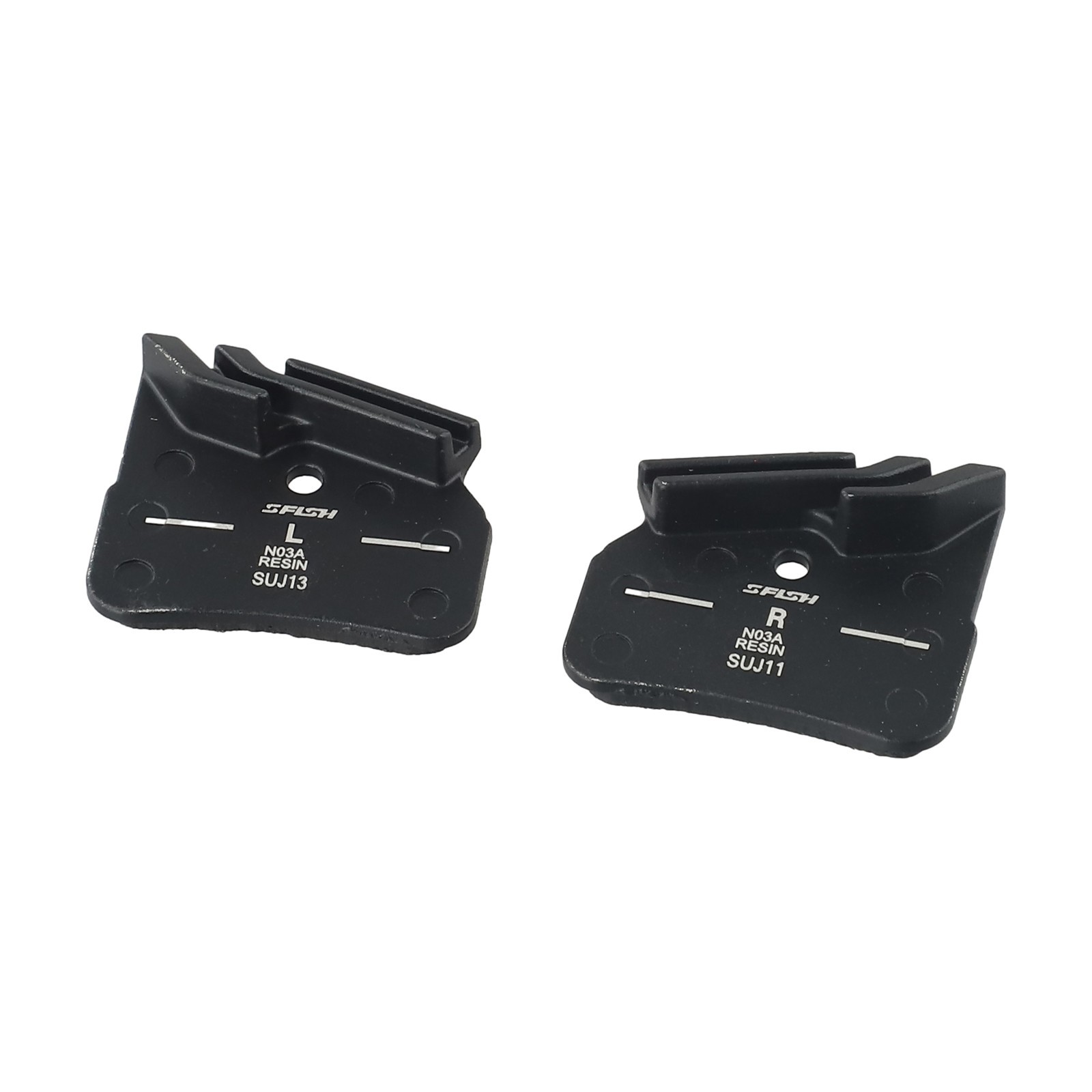 Disc Brake Pad Bike Accessories 4-piston Friction Aluminum Resin Wear Resistance