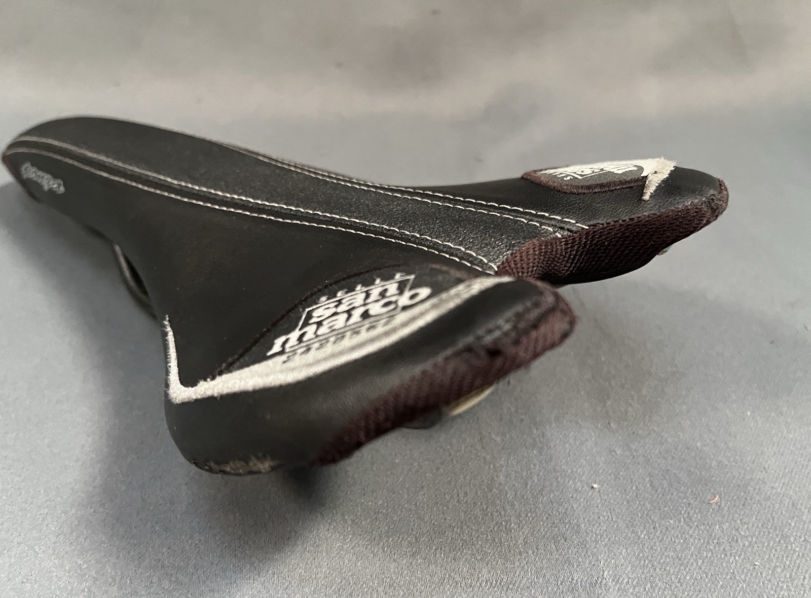 Selle San Marco Island Ponza Bike Saddle Black Steel Rails 130x275mm Road MTB