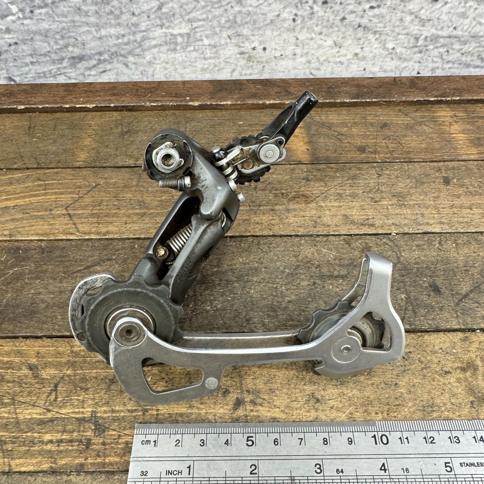 Vintage Shimano XTR RD-M951 Rapid Rise Rear Derailleur Long Cage 8 Speed MTB