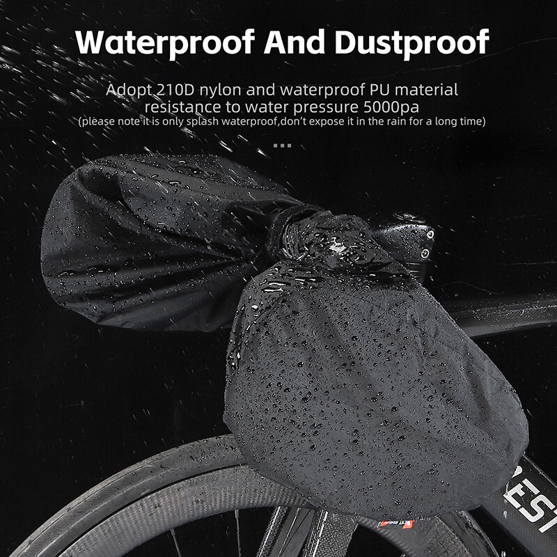 WEST BIKING Waterproof Dustproof Road Bike Handlebar Protector Cover One Size