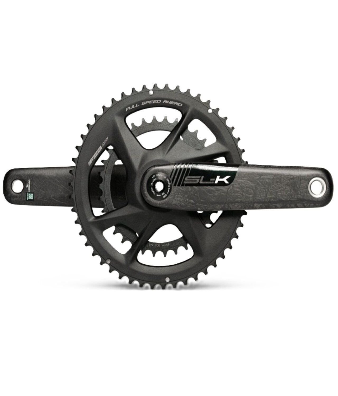 New FSA SL-K Light 2x Carbon Road Crankset 53/39 tooth 12 Speed SHM