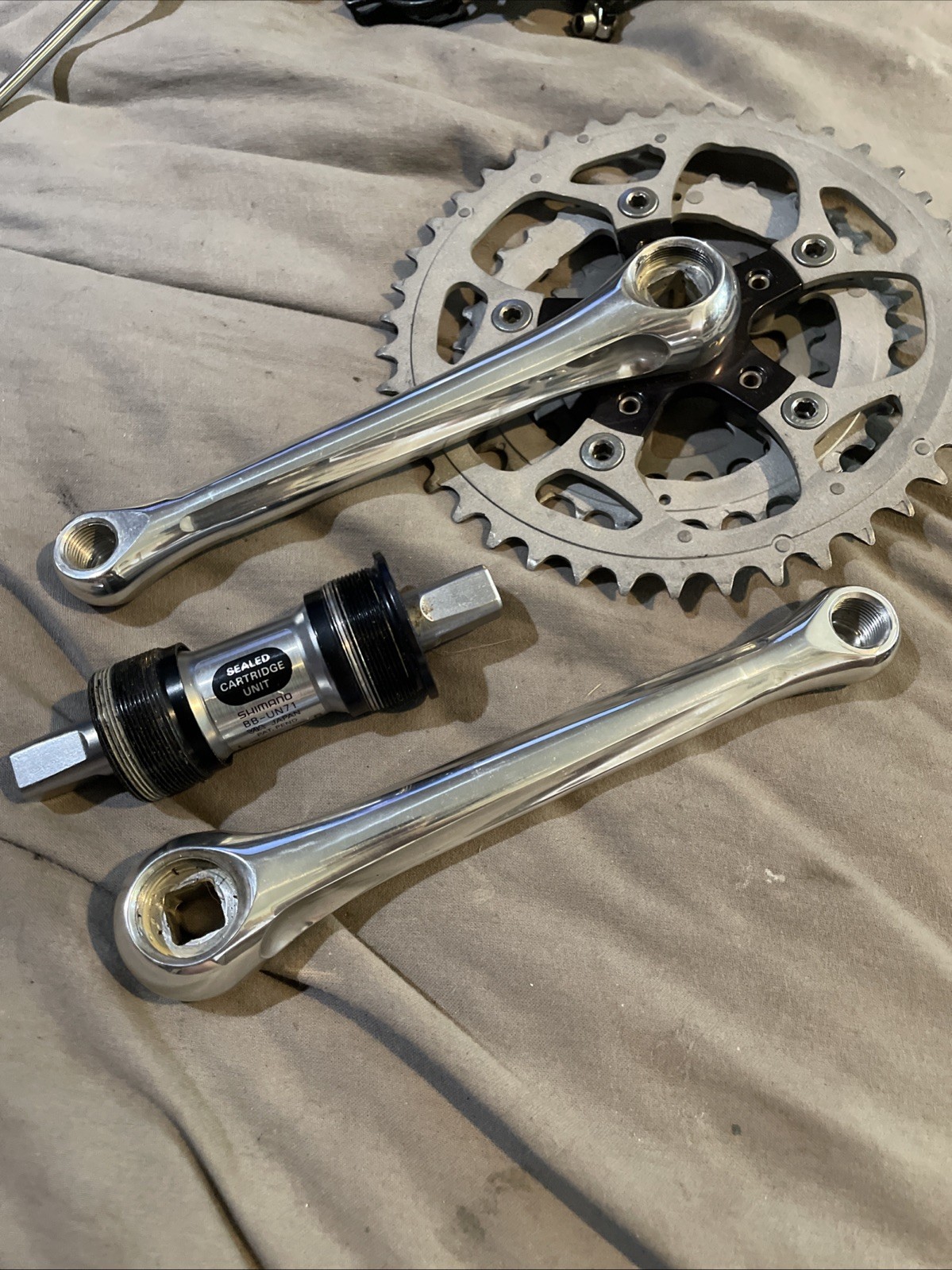 Grafton Mountain Bike Crankset 170mm longNew Old Stock